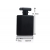 Butelka szklana perfumeryjna z gwintem 100 ml czarna matowa z atomizerem i nasadką ozdobną STH8200-100